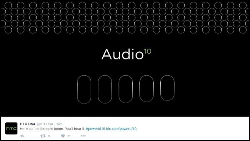 HTC高调宣称HTC 10拥有最强劲Boom Sound音效