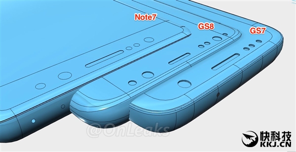 Galaxy S8工程图曝光：摄像头仅凸起0.2毫米