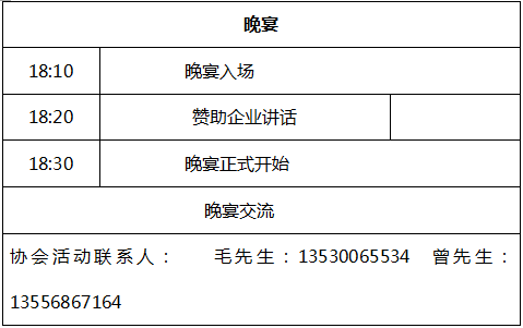 摄像头行业协会年会5月11号召开