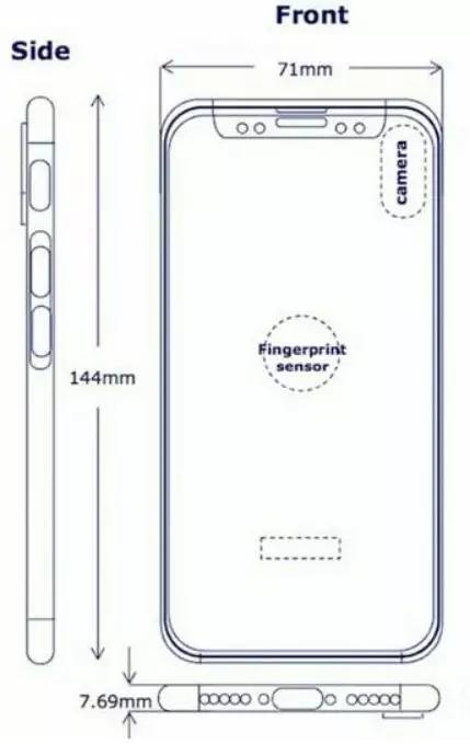 新一代iPhone8 现身：后置指纹识别