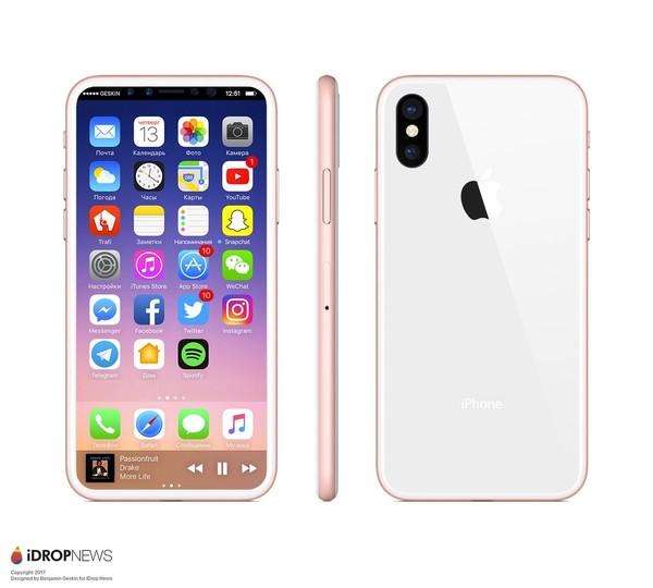 全面屏演化：iPhone 8屏幕长宽比将达到19比9