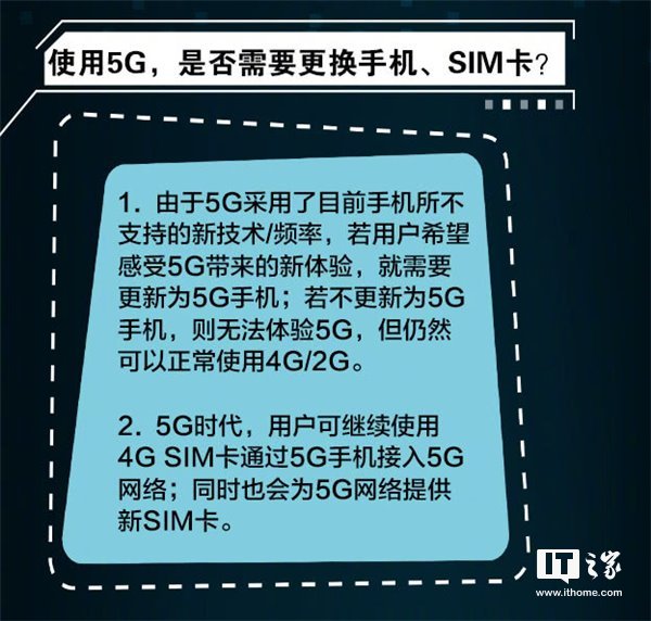 5G需要换手机和SIM卡吗？中国移动科普