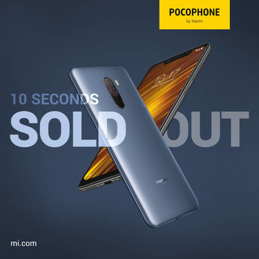 小米POCOPHONE F1印度首销10秒售罄