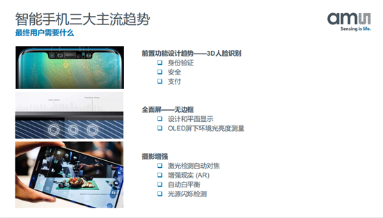 艾迈斯半导体：助力智能手机三大主流趋势不断创新